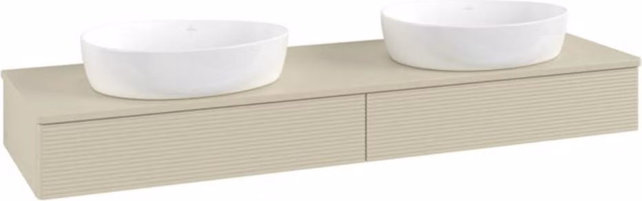 Mobiletto V&B con struttura frontale Antao 160x50cm, WBP colore Lac, si Gr m laccato
