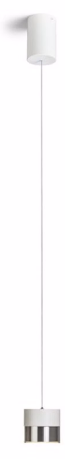 RED - DESIGN RENDL RENDL JUNIPER Lampada a sospensione, estensibile, bianco cromato, 230 V, LED, 15 W, 30°, 3000 K, R14218