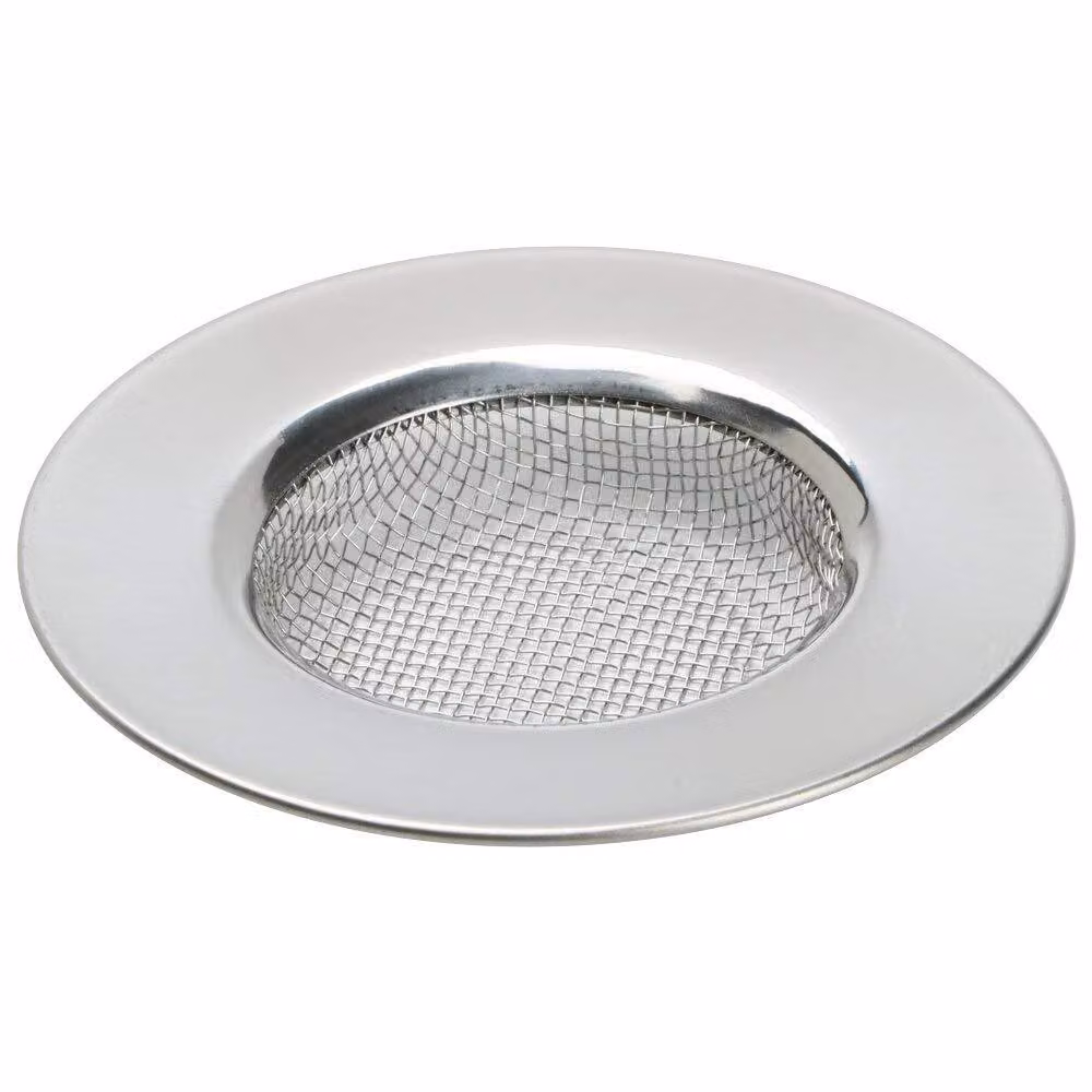 TRIXES Filtro per lo scarico della doccia – Filtro per capelli per lo scarico – Adatto agli scarichi di vasche da bagno o lavelli da cucina – Filtro per lo scarico in rete di acciaio inossidabile