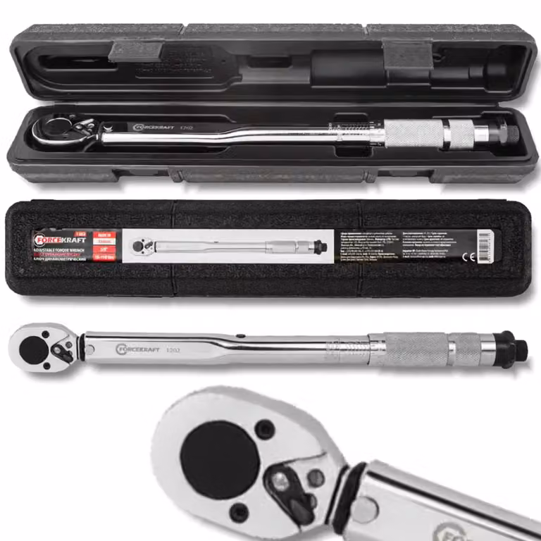 Chiave dinamometrica 19-110 Nm 3/8" 38 cm di lunghezza Forcekraft
