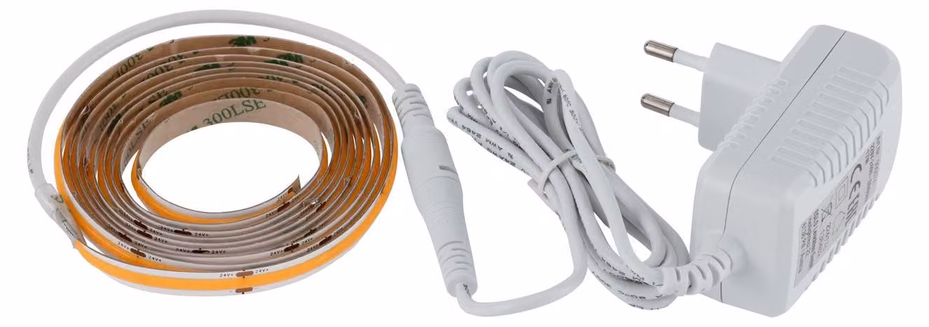 Strice Led Moderno Cob Stripe Policarbonato Bianco Led Integrato 16W