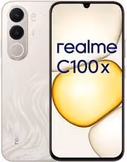 Smartphone Realme C100X 6,8" 4G LTE con 256GB di memoria e batteria da 7500mAh, colore Gold