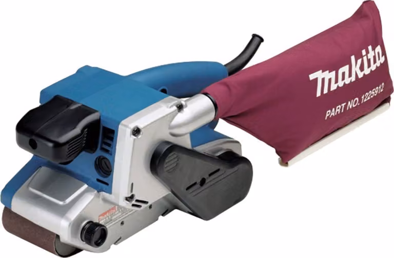 Makita 9902J - Levigatrice manuale - Levigatrice a nastro - Nero - Blu - 440 m/min - 96 dB - 85 dB