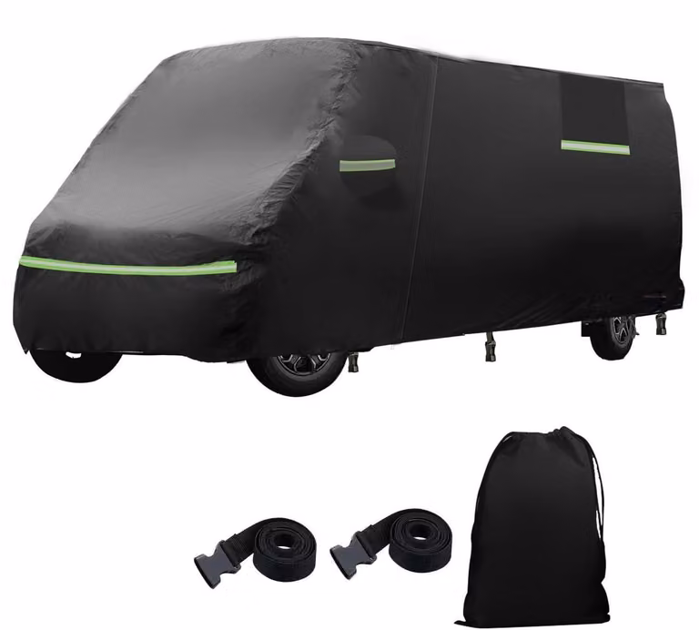 Copertura completa per auto, adatta a Mercedes Sprinter 170LWB con tetto alto, dal 2006 al 2025, impermeabile, con protezione UV e chiusura a zip