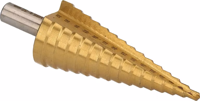 KOTARBAU® Punta a gradino 4-32 mm Punta conica Punta a cono Punta in metallo Punta a gradino multipla per lamiera Metallo Legno Plastica