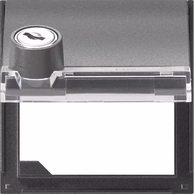 Gira 069467 Telaio adattatore KD BSF con serratura, serie Gira TX_44 (WG UP) antracite