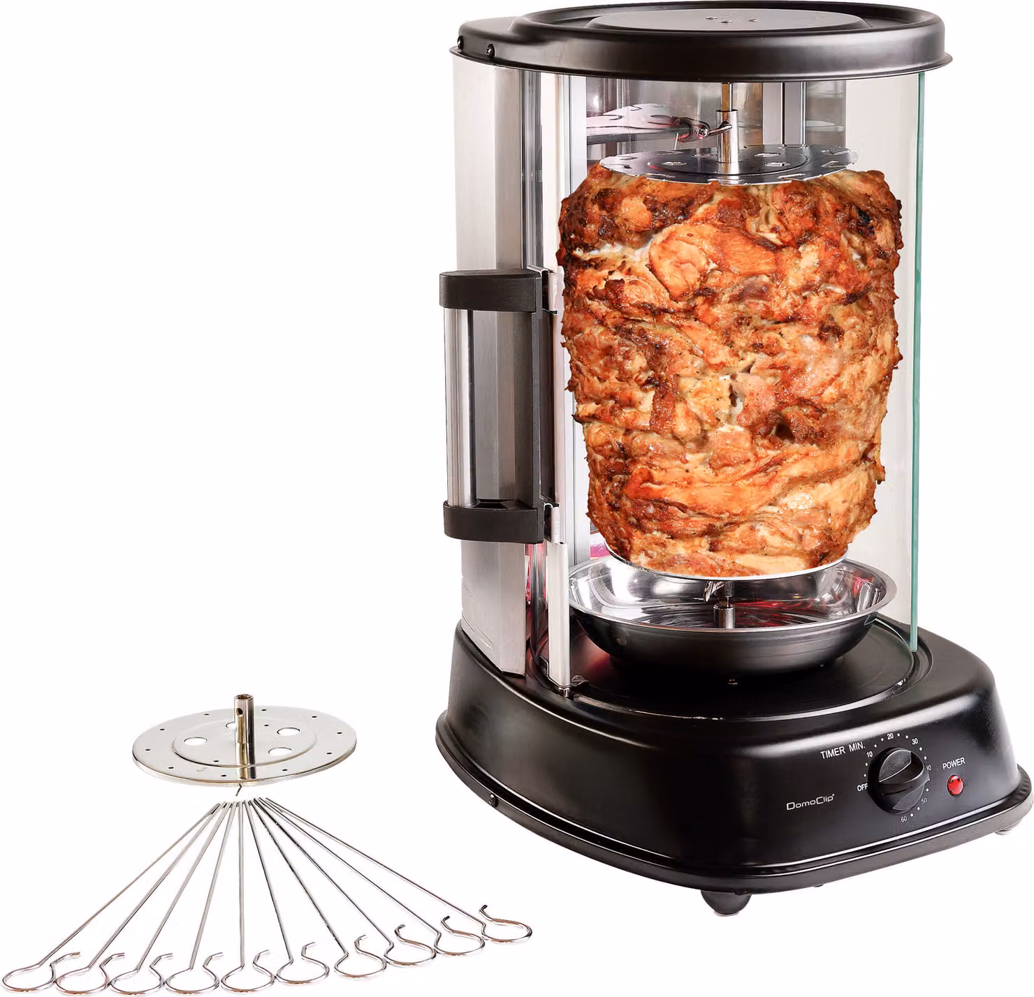 Girarrosto verticale 21l 1500w Domoclip DOM323