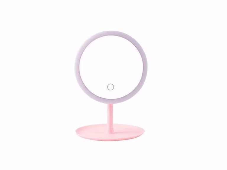 Verk 15785 specchio cosmetico con retroilluminazione LED rosa