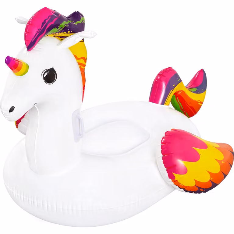 Unicorno gonfiabile fantasy cavalcabile Bestway multicolore L/P/H: 163 x 110 x 95,5 cm