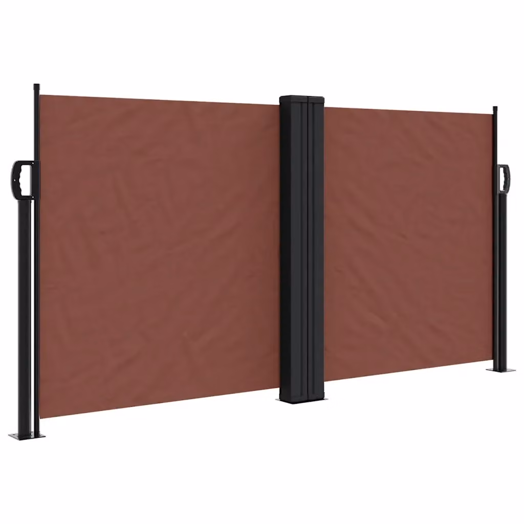 Tenda da sole laterale retrattile DESIGN IN marrone in poliestere e acciaio L: 1000 cm, H: 120 cm – 2