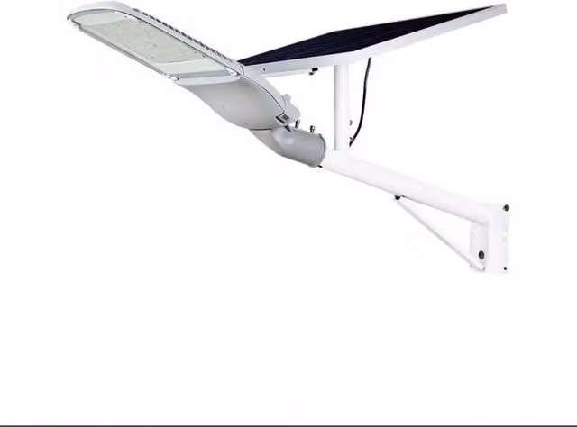 V-TAC PRO VT-ST303 Lampada Solare Professionale con Pannello da 50W, LED Bianco Freddo 6000K, IP65, con Telecomando e Timer, Colore Bianco