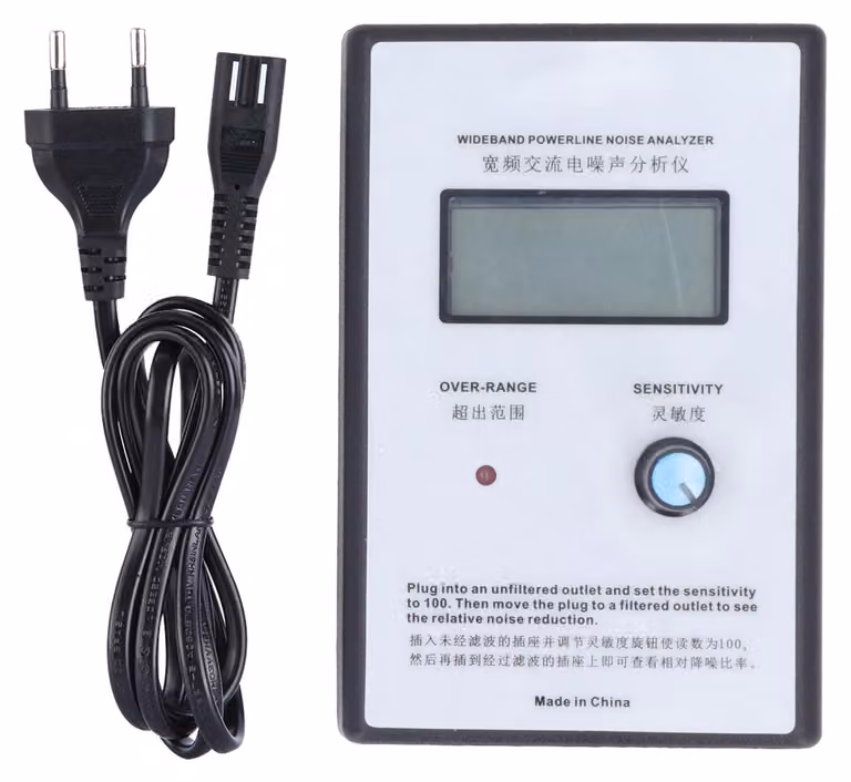Analizzatore di spettro da 300 a 700 kHz, display LCD, spina europea da 220-240 V