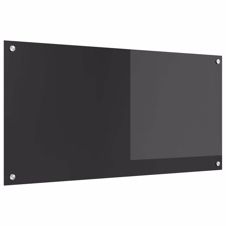Schienale da cucina vidaXL in vetro temperato Grigio antracite L: 100 cm, H: 50 cm