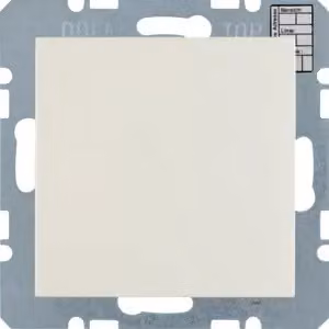 Berker 75441252 Termostato per edifici con interfaccia a pulsante, bianco lucido Berker S.1
