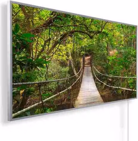 Riscaldatore a infrarossi KÖNIGHAUS Panorama 1200 W - Ponte della giungla con termostato intelligente e app