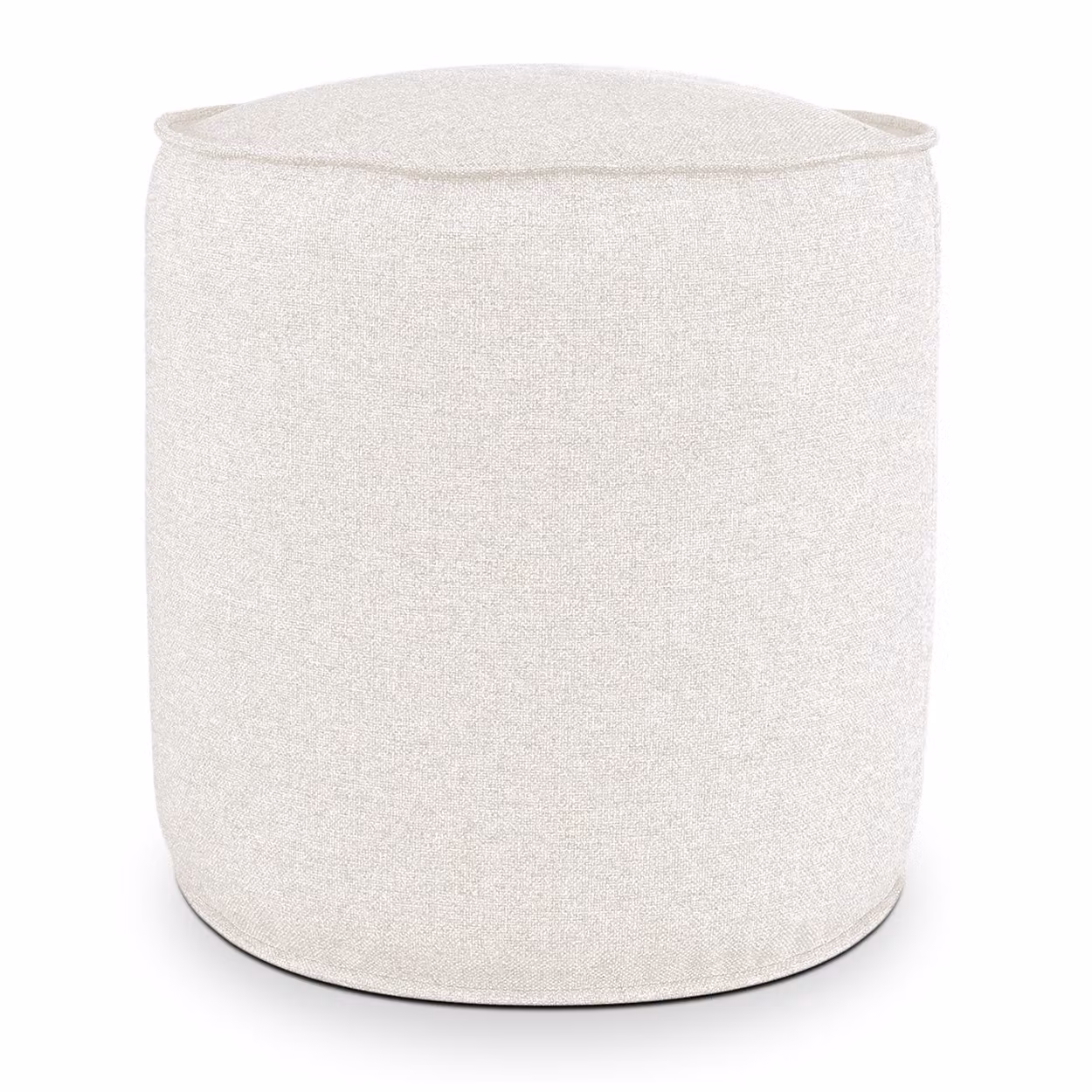 Pouf Rotondo da Interno & Esterno Piuma XL Bianco