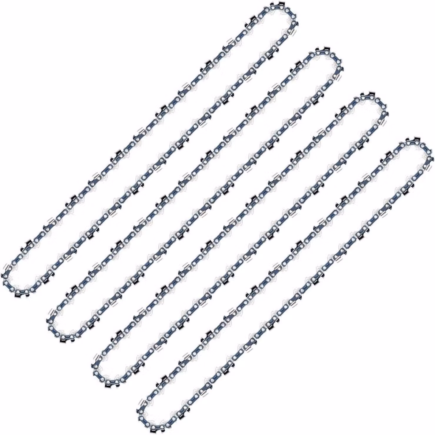Catena per motosega, 4 pezzi, 35 cm, passo 3/8"LP, spessore 1,1 mm, 50 maglie, catena professionale per motosega