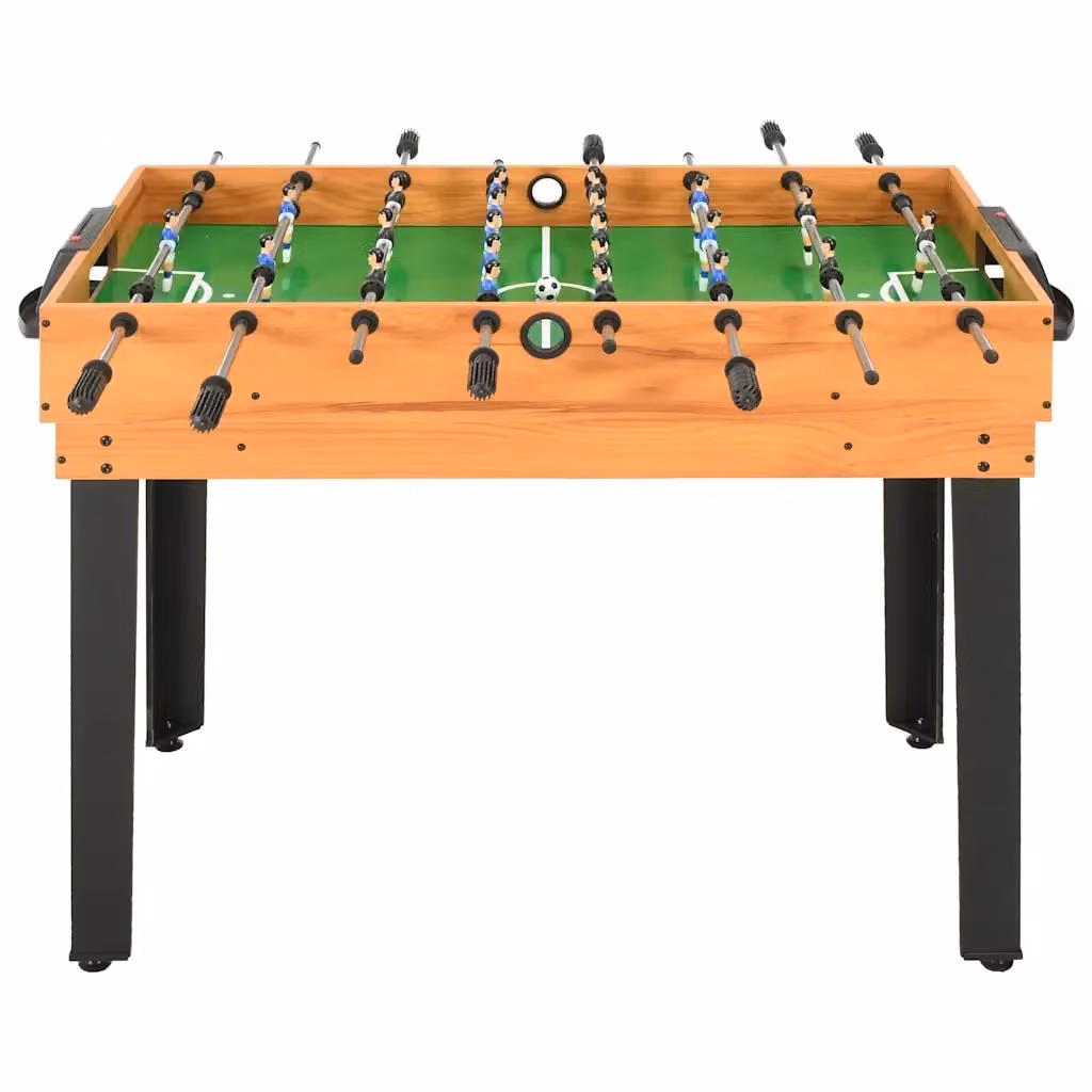Set di giochi da tavolo 15-in-1 vidaXL in legno marrone e nero L: 121 cm, P: 61 cm, H: 82 cm – 2
