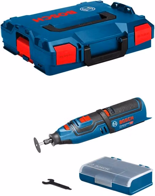 Utensile Multifunzione Bosch GRO 12V-35 Blu con L-Boxx 102