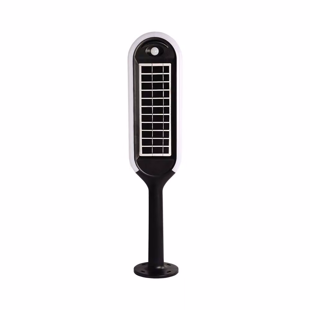 V-TAC VT-945 Lampada LED da giardino 5W 4000K fissaggio a terra 2IN1 autoalimentato con pannello solare e sensore 70cm IP65 - sku 6665
