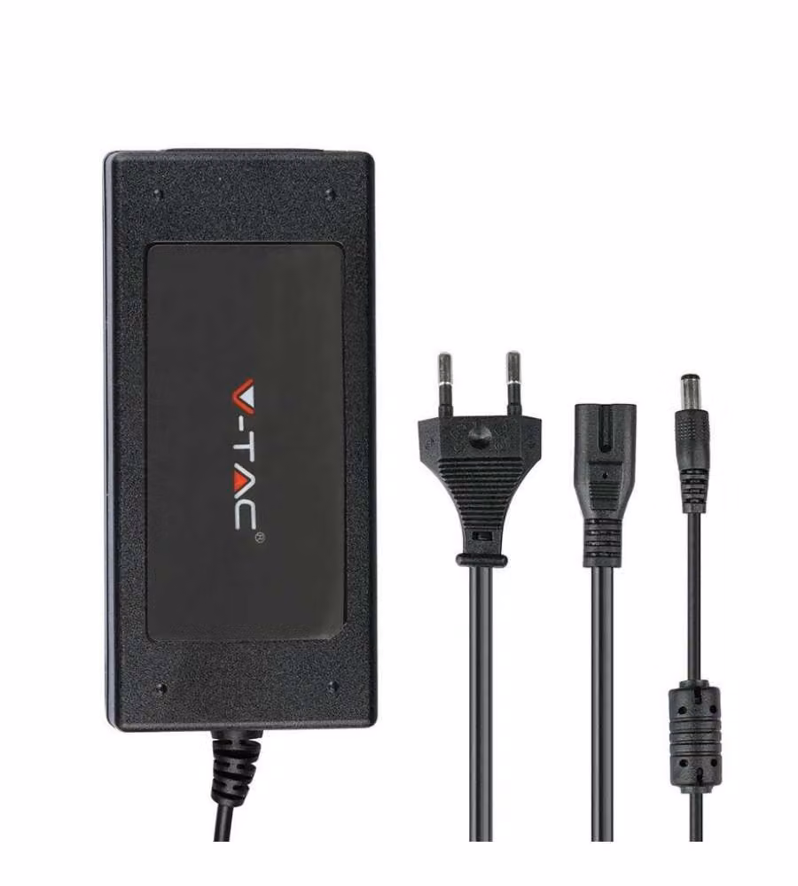 Alimentatore in Plastica 78W 24V 3,65A Plug&Play con Jack 2,1 Colore Nero IP44