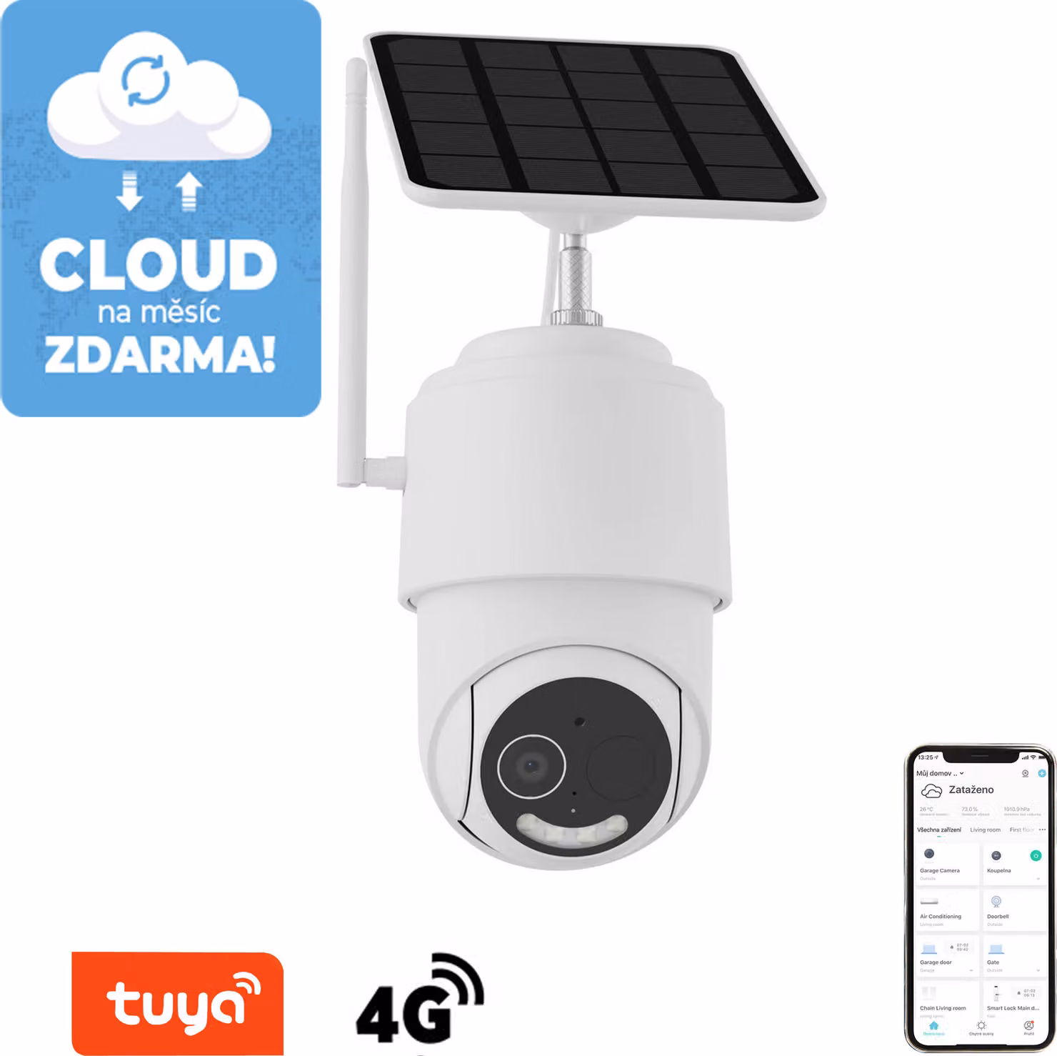 Immax NEO LITE Telecamera intelligente di sicurezza per esterni MULTI, P/T, HD, PIR, 2MP, 4G