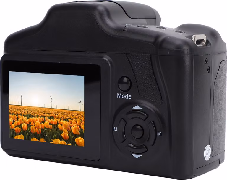 Fotocamera digitale per fotografia, 16 MP, 1080P, HD, zoom 16x, microcamera SLR con teleobiettivo, vlogging di viaggio