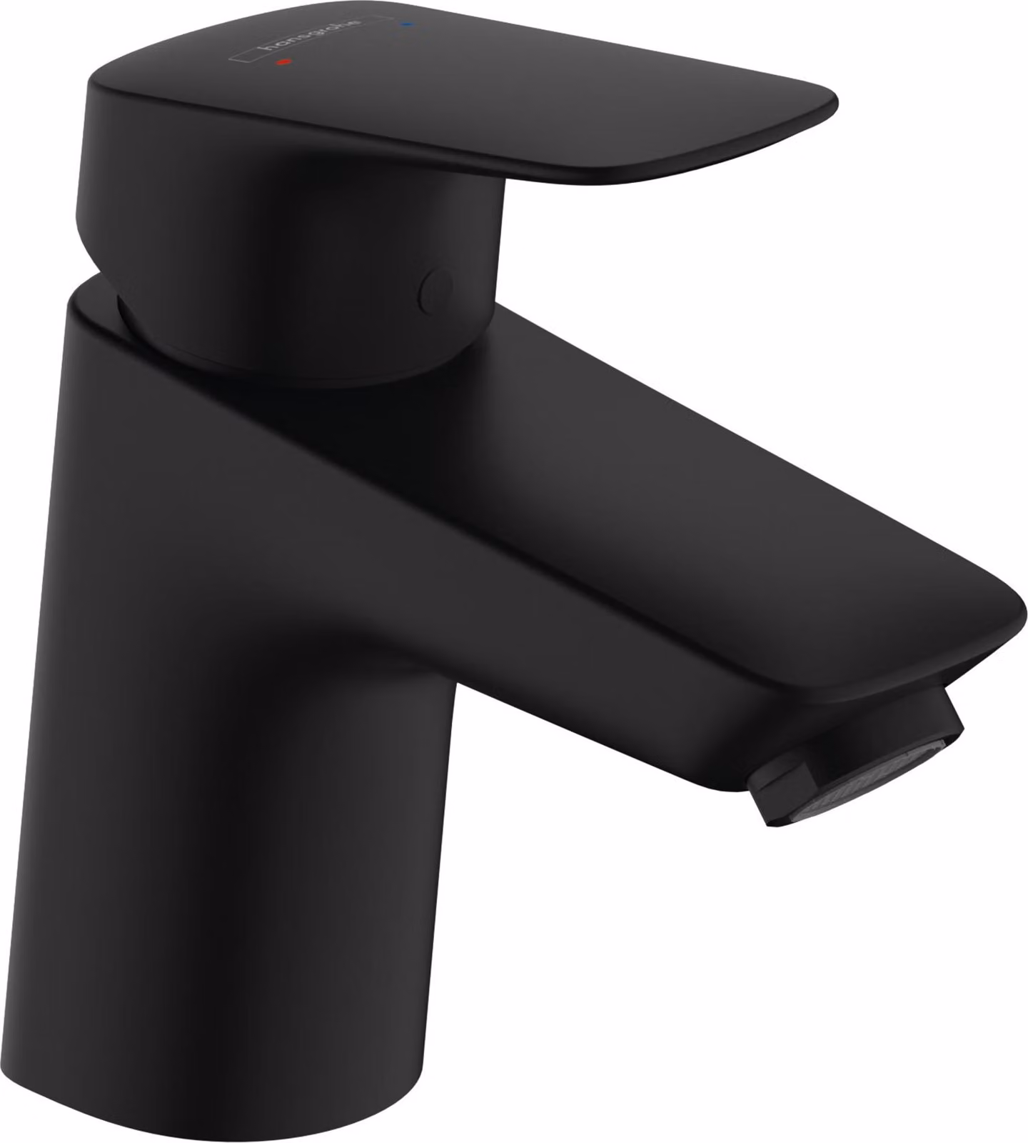 hansgrohe Logis Mitigeur de lavabo, ComfortZone70, vidage à tirette métallique, saillie 107mm, 71170670, 71170670