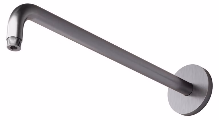 Steinberg Série 100 Bras de douche, 450mm, support mural renforcé, rond, 1007910BGM, 1007910BGM