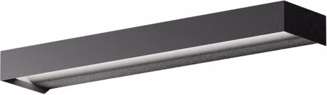 Lampada a Parete LED GAP Gealuce Nero Opaco, 20W, 980lm, 3000K, Dimmerabile
