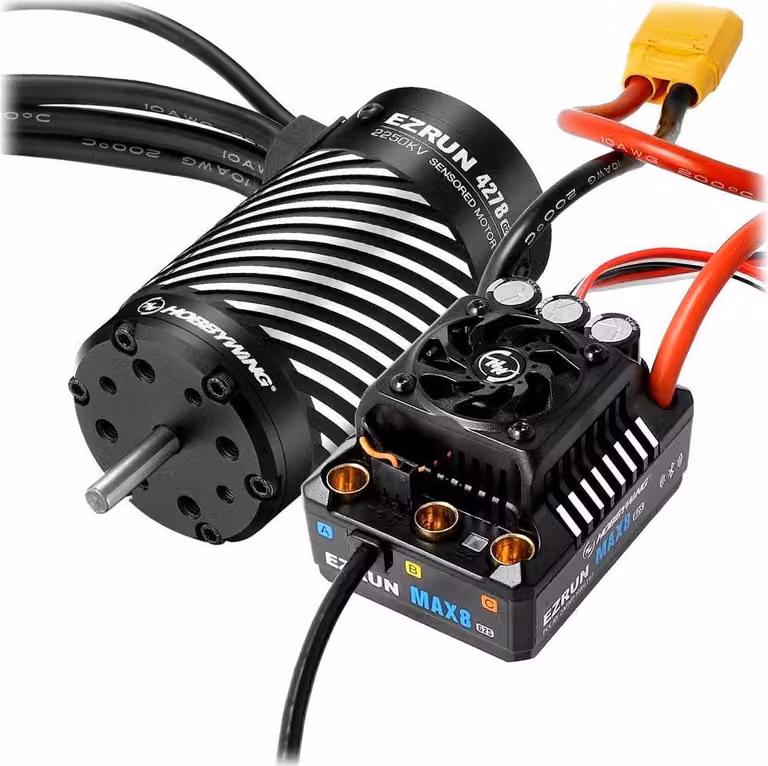 Combo MAX8 G2S di Ezrun con 4278SD 2250kV G2R