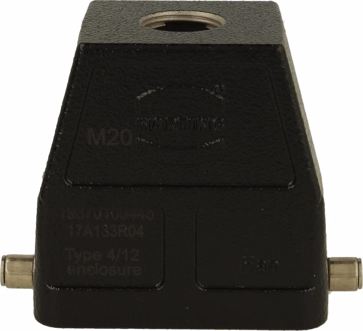 HARTING Han 10B M Custodia con bocchettone alto, 1xM20 uscita cavo diritta, per 1 staffa (nella parte inferiore) - 1 pezzo