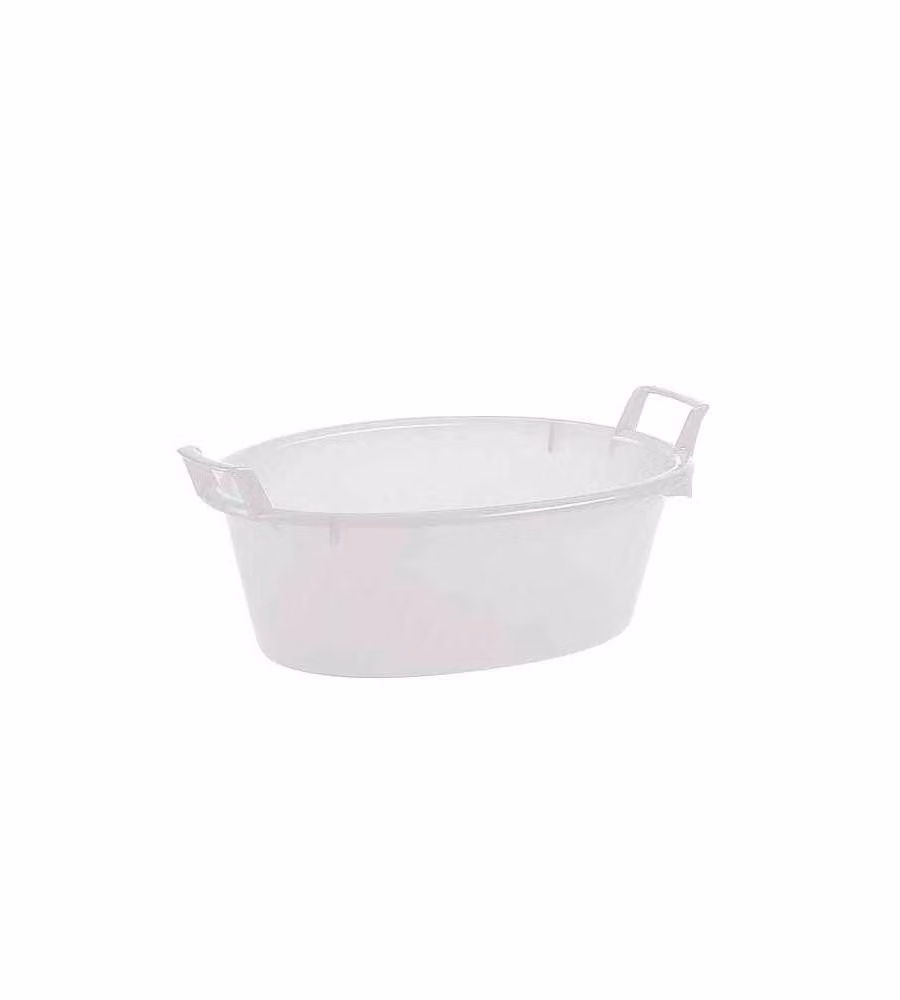 Bacinella Ovale Polietilene Bia. L 75  80 Stefanpl