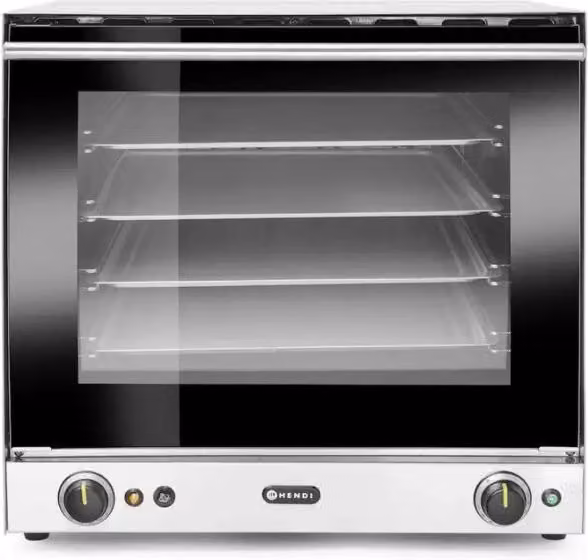 Forno a convezione combinato con umidificatore Hendi H90S, elettrico, argento, 62 L