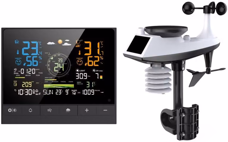 Stazione meteorologica professionale Immax NEO LITE Smart, sensore 7 in 1