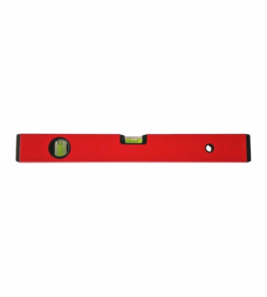 Nespoli Livello Magnetico 3 Bolle 60cm Rosso in Metallo e Plastica