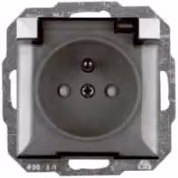 Pearl Presa A Morsetto Singola P/Tz/U Ip44 Nero Con Clapet Antifumo - E+9002658
