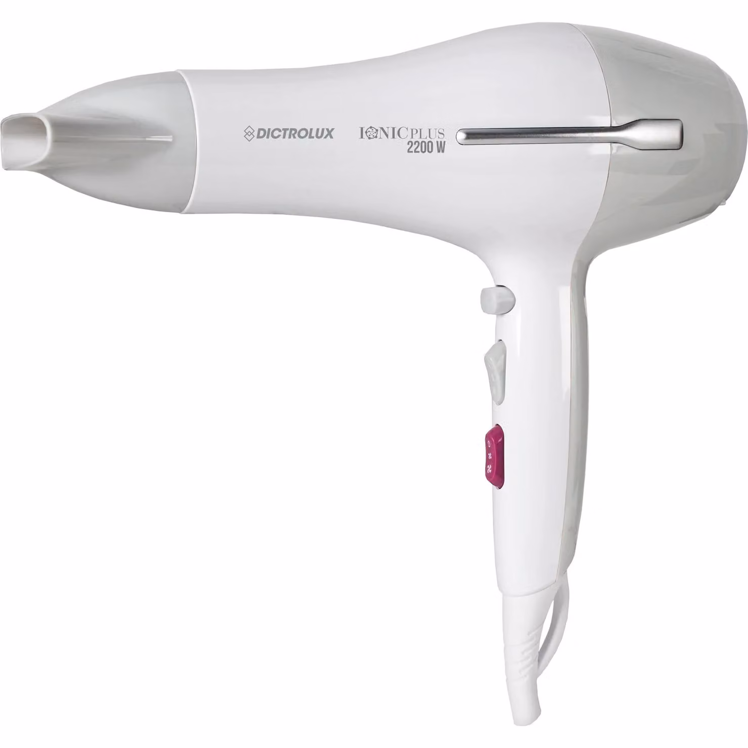 Phon asciugacapelli IonicPlus 2200 Watt DICTROLUX bianco L/P/H: 29,0 x 24,0 x 10,0 cm