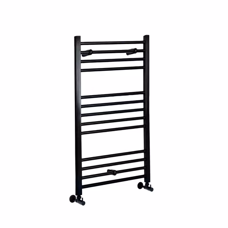 Scaldasalviette di Design Nero - Termoarredo Bagno Piatto - 1000 x 400mm - 330W - Nox