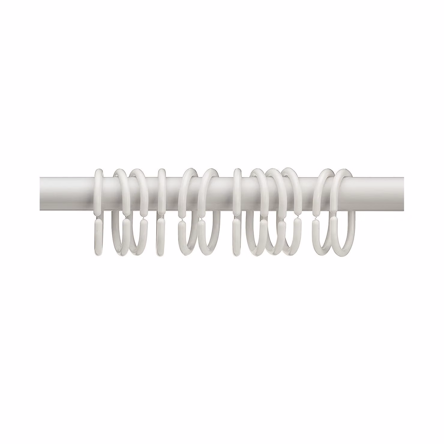 Anelli per tende da doccia Cycle - Set di 12 - Bianco - Kela