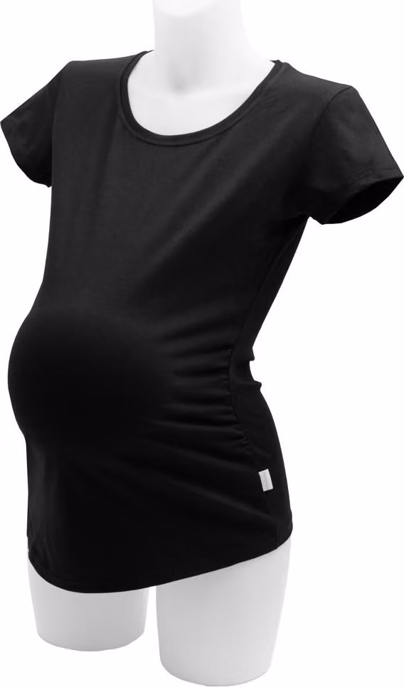 Maglietta premaman New Baby nera, taglia M