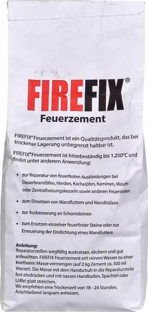 Cemento da fuoco, sacco da 2 kg