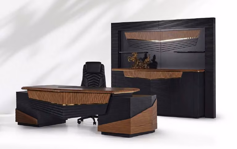 Zeitlos Komplettbüro Büro Schreibtisch Kommode Arbeitszimmermöbel 3tlg.
