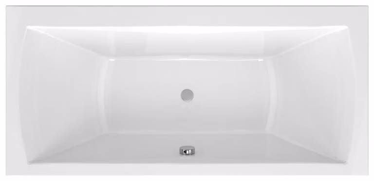 Vasca rettangolare ELVINA 170x80x50 cm, bianca
