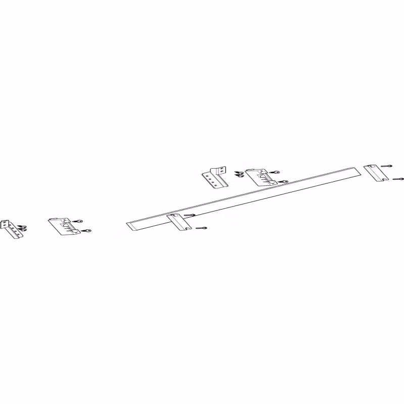 ABN Modulo per guide di raccolta 2FB/1RE N/PE con CU 30x10 mm, unipolare, 30° Standard MXSC21461