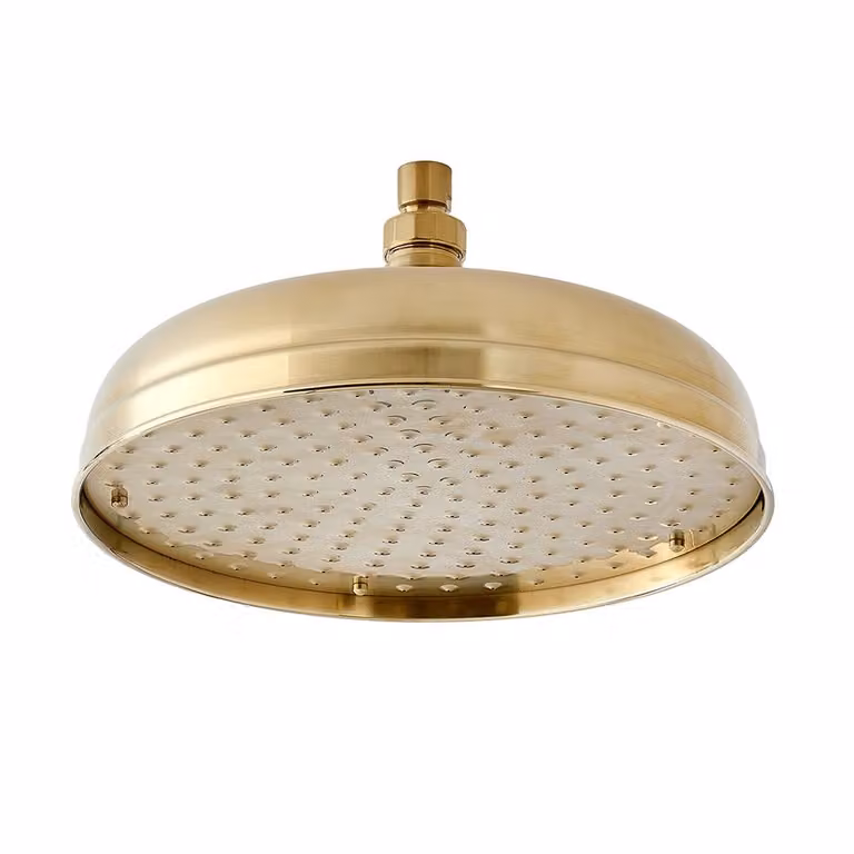 Soffione Doccia Tradizionale Circolare - 300 mm - Oro Satinato