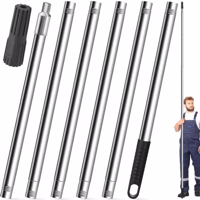 Solidchoice - Prolunga per rullo da vernice fino a 2,2 metri con adattatore conico