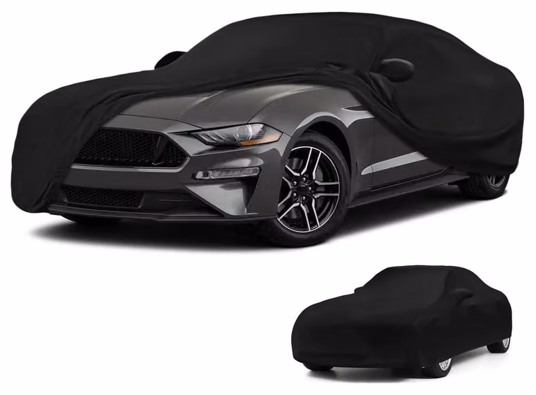 Copertura per auto da interno, compatibile con Ford Mustang dal 2005 al 2024, elasticizzata, antipolvere e traspirante