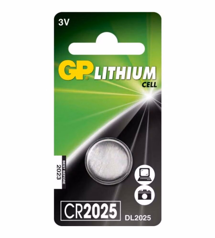 CR 2025-C1 - Batteria Super Litio a Bottone CR2025 (Blister 1 Pezzo)