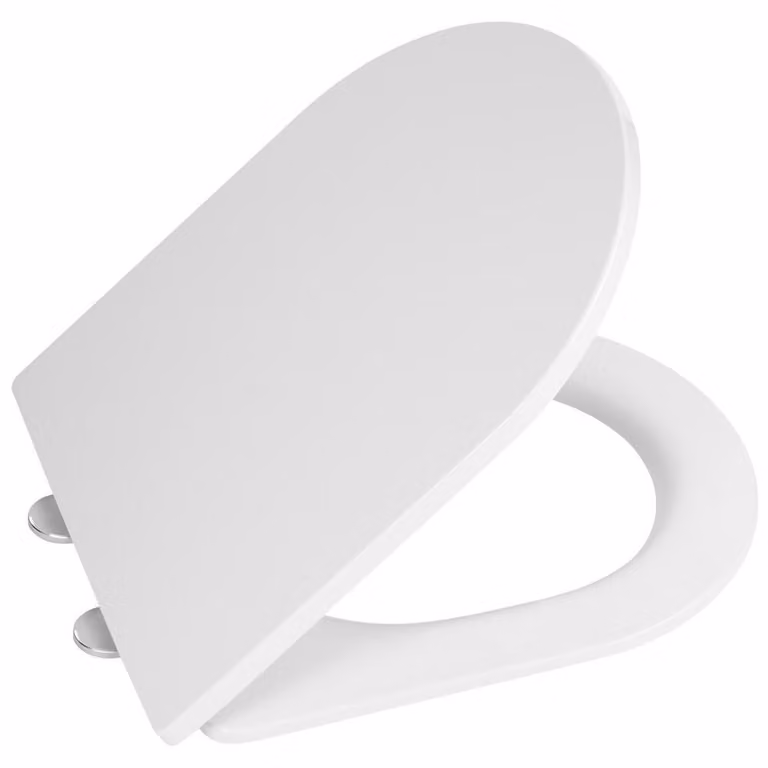 Sedile WC GERRY, SLIM, Soft Close, Easy Take, bianco